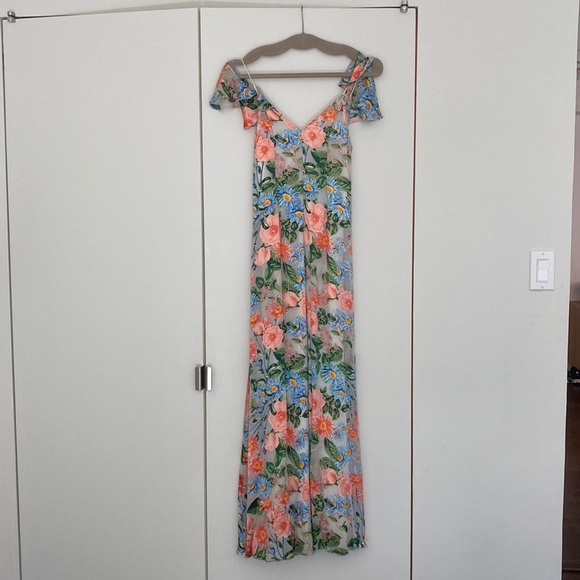 Alice and Olivia floral gown - Picture 3 of 4